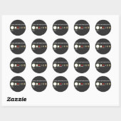 Sticker Rond Système Alpha Centauri (Feuille)