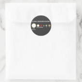 Sticker Rond Système Alpha Centauri (Sac)