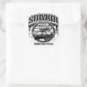 Sticker Rond Système d'arme mobile M1128 Stryker (Sac)