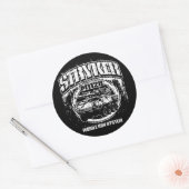Sticker Rond Système d'arme mobile M1128 Stryker (Enveloppe)