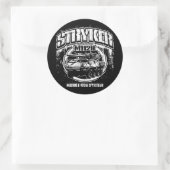 Sticker Rond Système d'arme mobile M1128 Stryker (Sac)