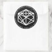 Sticker Rond Système de décalcomanie d'augmentation de la réali (Sac)