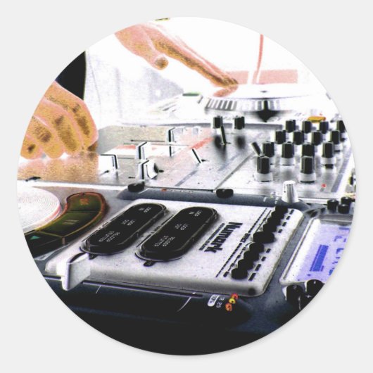 Sticker Rond Système DJ (Devant)