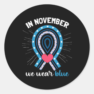 Sticker Rond T1D Sensibilisation au diabète Jour T1