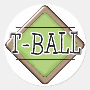 Sticker Rond T-Ball Diamond