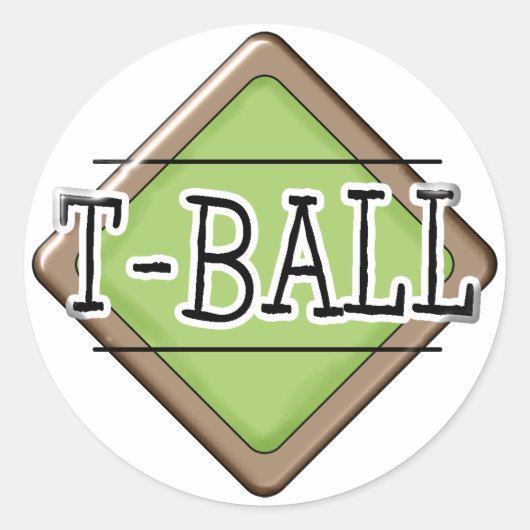 Sticker Rond T-Ball Diamond (Devant)