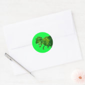 Sticker Rond T-Rex (Enveloppe)