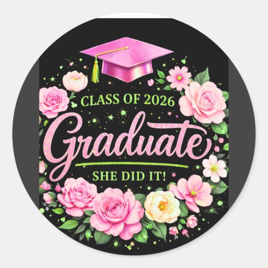 Sticker Rond T-Shirt (Devant)