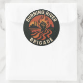 Sticker Rond T-Shirt (Sac)