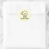 Sticker Rond T-shirt bébé Scratch n Sniff (Sac)