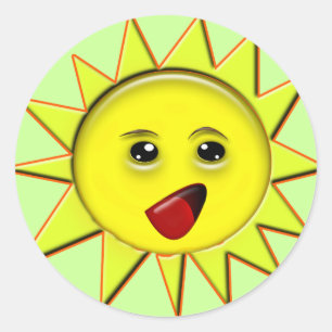 Sticker Rond T-shirt Cadeaux d'énergie solaire et produits prom