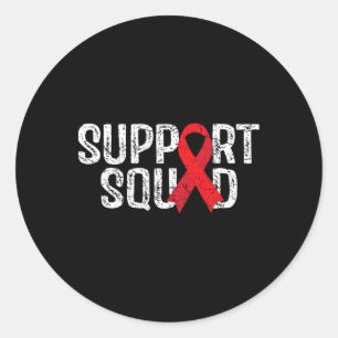 Sticker Rond T-shirt de soutien pour la sensibilisation au canc