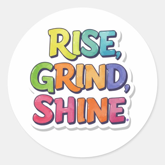 Sticker Rond T-shirt foncé de base (Devant)