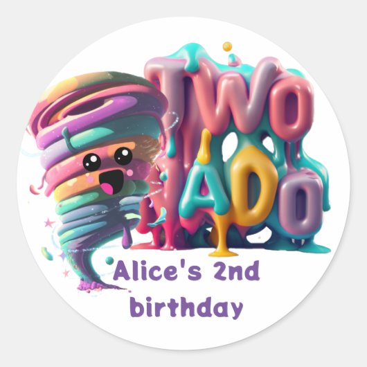 Sticker Rond T-shirt jumado (Devant)