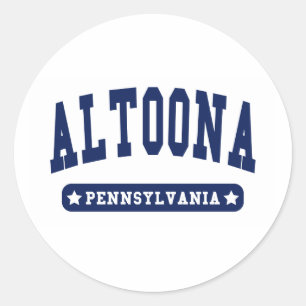 Sticker Rond T-shirts Altoona Pennsylvania College Style