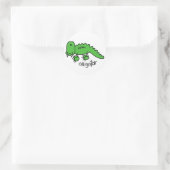 Sticker Rond T-shirts et cadeaux Alligator (Sac)