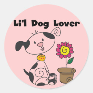 Sticker Rond T-shirts et cadeaux Amoureux de les chiens Dalmati