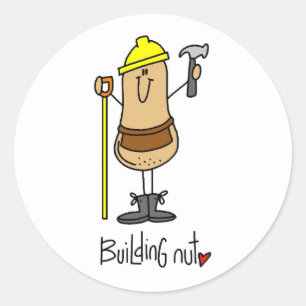 Sticker Rond T-shirts et cadeaux Building Nut