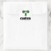 Sticker Rond T-shirts et cadeaux Cheerlef Vert (Sac)