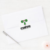Sticker Rond T-shirts et cadeaux Cheerlef Vert (Enveloppe)
