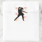 Sticker Rond T-shirts et cadeaux Dance Diva (Sac)