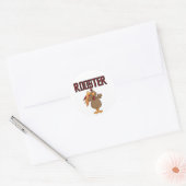 Sticker Rond T-shirts et cadeaux de coq (Enveloppe)