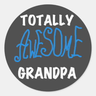 Sticker Rond T-shirts et cadeaux de grand-père absolument génia