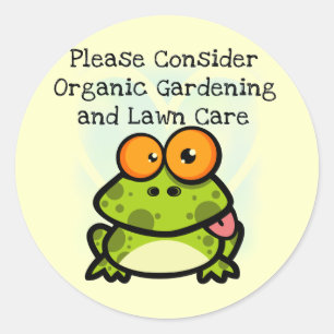 Sticker Rond T-shirts et cadeaux de jardinage organiques de