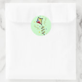Sticker Rond T-shirts et cadeaux Kite (Sac)