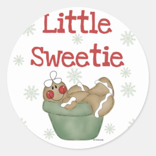Sticker Rond T-shirts et cadeaux Little Sweetie