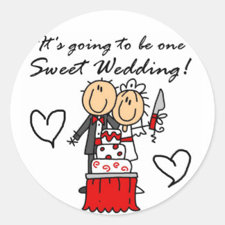 Sticker Rond T-shirts et cadeaux Mariages