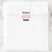 Sticker Rond T-shirts et cadeaux Nana Pink totalement géniaux (Sac)