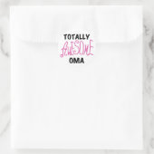 Sticker Rond T-shirts et cadeaux Oma Pink absolument géniaux (Sac)