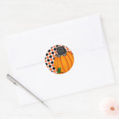 Sticker Rond T-shirts et cadeaux pour chat Halloween (Enveloppe)