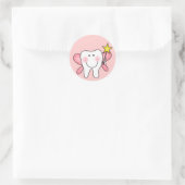 Sticker Rond T-shirts et cadeaux pour dents (Sac)
