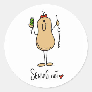 Sticker Rond T-shirts et cadeaux pour la couture