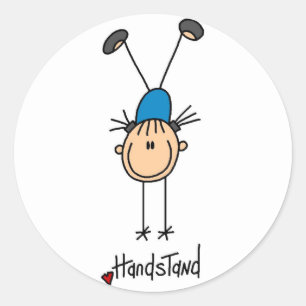 Sticker Rond T-shirts et cadeaux pour les stands de gymnaste po