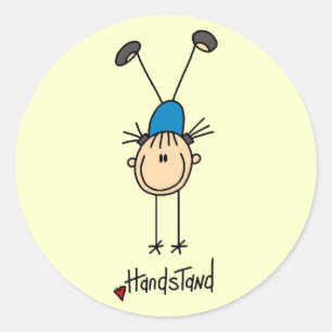 Sticker Rond T-shirts et cadeaux pour les stands de gymnaste po