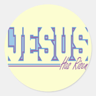 Sticker Rond T-shirts et cadeaux religieux de Pâques