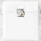 Sticker Rond T-shirts et cadeaux Retro Grandma (Sac)