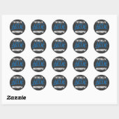 Sticker Rond T-shirts et cadeaux totalement impressionnants de (Feuille)