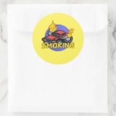 Sticker Rond Tabagisme (Sac)