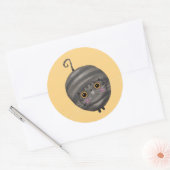 Sticker Rond Tabby Cat (Enveloppe)