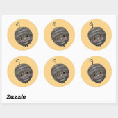 Sticker Rond Tabby Cat (Feuille)