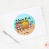 Sticker Rond Tabitha Fink et l'autocollant de pirates de (Enveloppe)