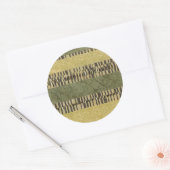 Sticker Rond Tableau à panneaux multimotifs (Enveloppe)