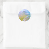 Sticker Rond Tableau de Morro Bay (Sac)