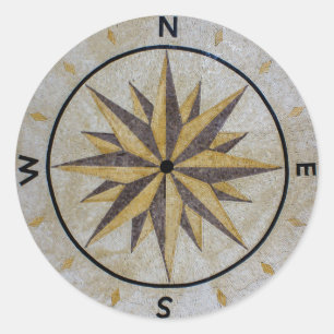 Sticker Rond Tableau Point de conception de la direction du com
