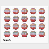 Sticker Rond tableaux de corvette 005 (Feuille)