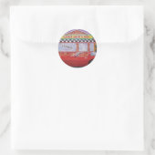 Sticker Rond tableaux de corvette 005 (Sac)